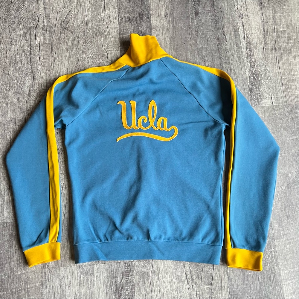 Ucla Custom Gym Zipper Jacket Blue Yellow